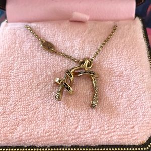BNIB juicy Couture wishbone necklace